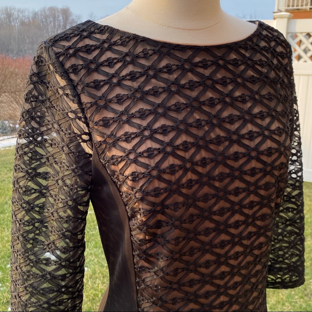 Anne Klein Black Lace Dress - Picture 4 of 14